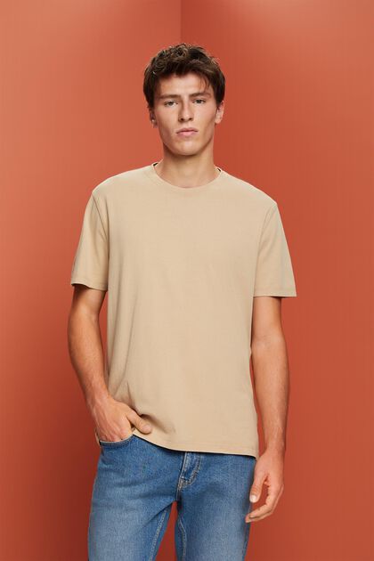 Garment-dyed jersey T-shirt, 100% katoen