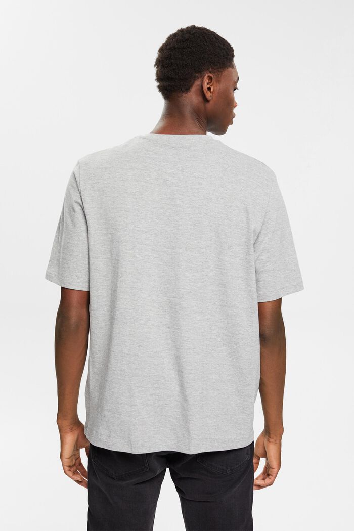 Gemêleerd jersey T-shirt, LENZING™ ECOVERO™, MEDIUM GREY, detail image number 3