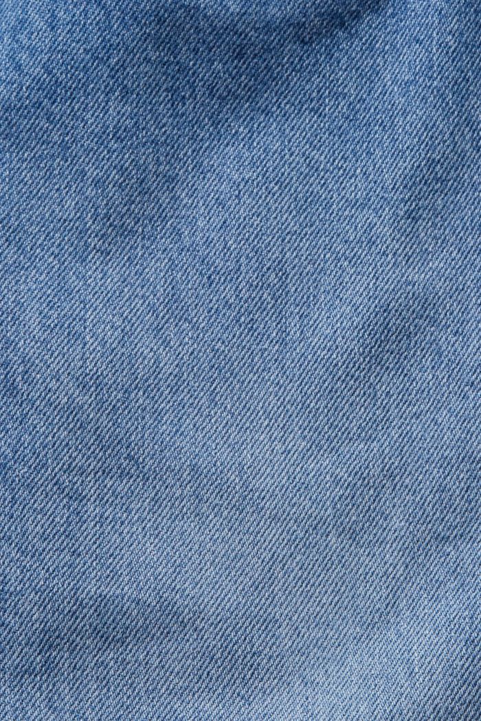 Klassieke high rise jeans met retrolook, BLUE MEDIUM WASHED, detail image number 5