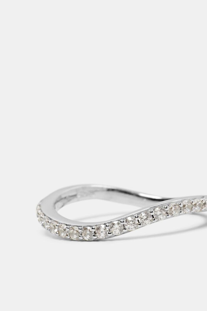 Golvende ring van sterlingzilver, SILVER, detail image number 1