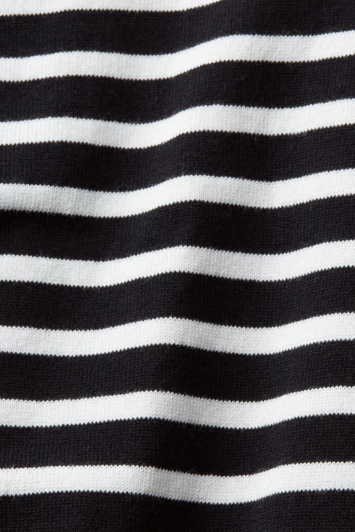 Gestreepte sweater, NEW BLACK, detail image number 5