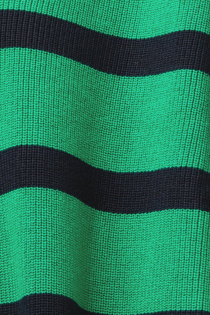 Pull-over à manches chauve-souris, 100 % coton, GREEN, detail image number 4