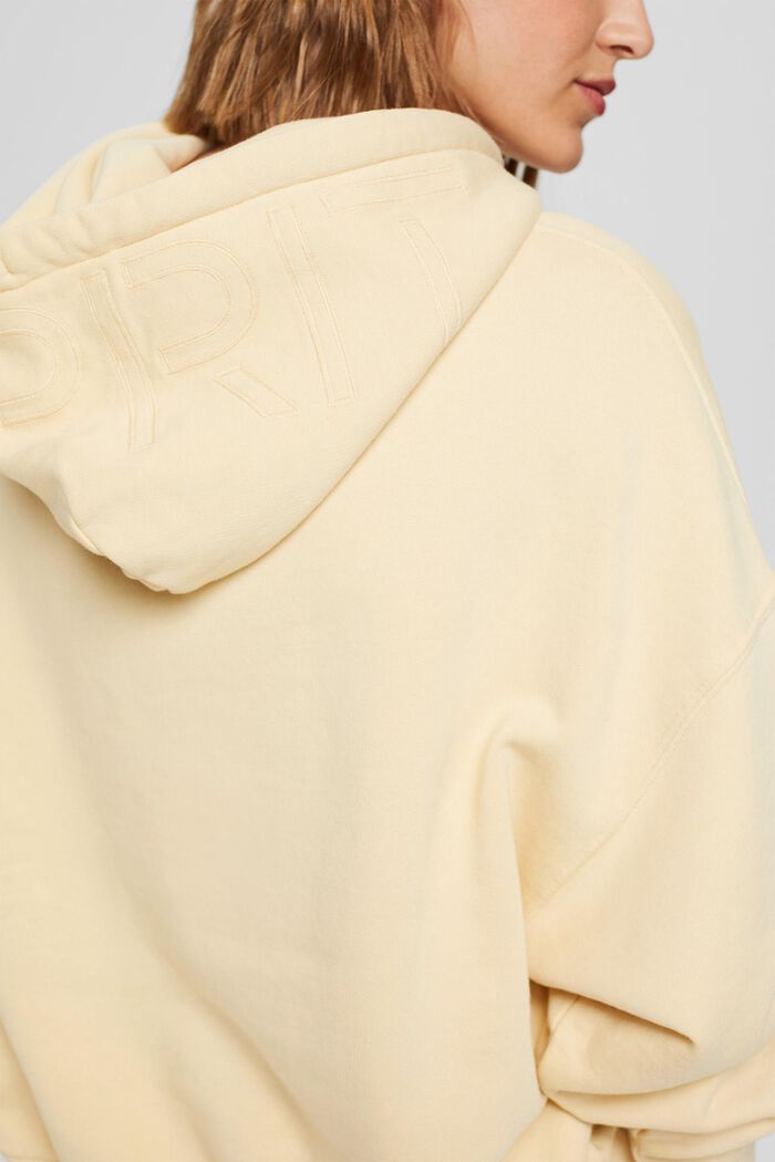 Relaxte hoodie met logo, 100% biologisch katoen
