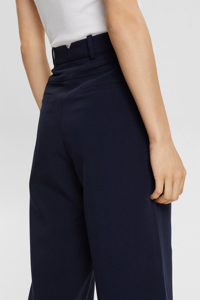 Jupe-culotte à taille haute, NAVY, detail image number 4