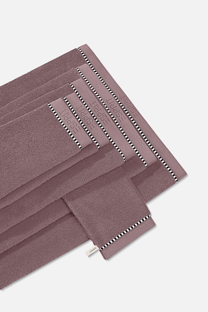 À teneur en TENCEL™ : la collection de serviettes en tissu éponge, DUSTY MAUVE, detail image number 4
