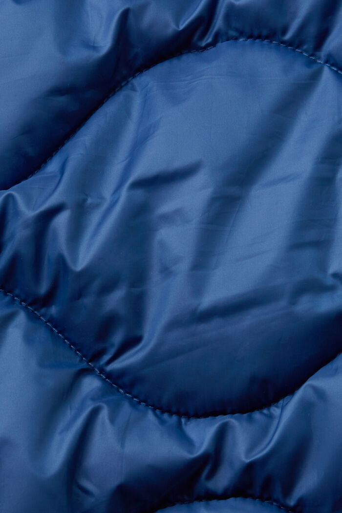 Recyclée : la veste transformable matelassée à capuche, GREY BLUE, detail image number 6