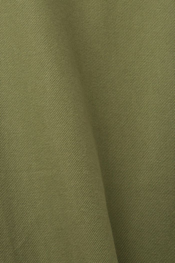 Pantalon de style cargo en coton, OLIVE, detail image number 5