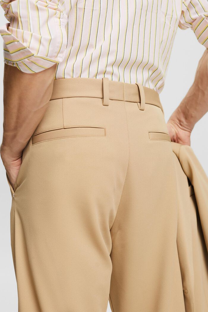 Pantalon en twill, BEIGE, detail image number 3