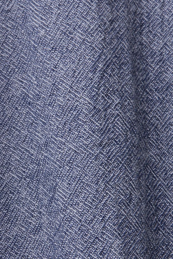 Overhemd met korte mouwen van 100% katoen, DARK BLUE, detail image number 4
