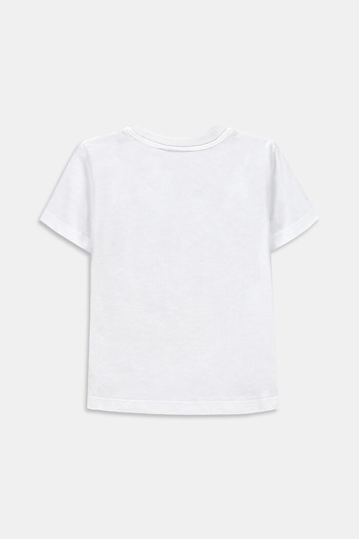 T-shirt à imprimé photo, 100 % coton, WHITE, detail image number 1