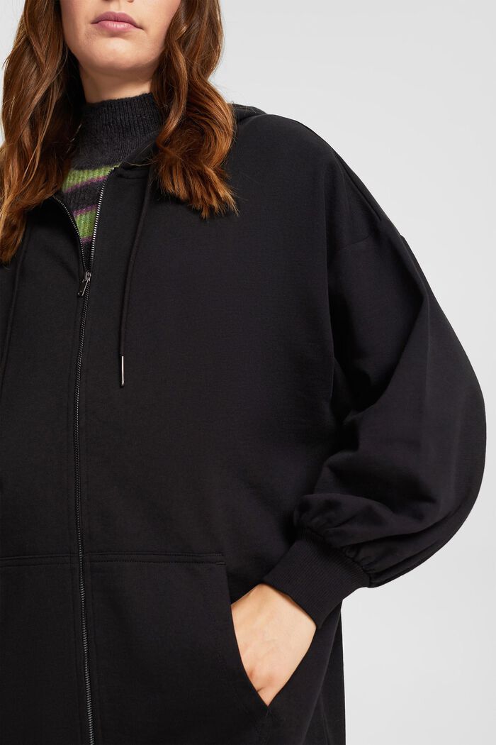 Oversized hoodie, BLACK, detail image number 0