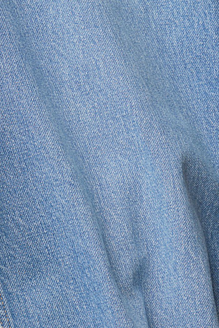 Jean coupe banane à taille haute, BLUE LIGHT WASHED, detail image number 1
