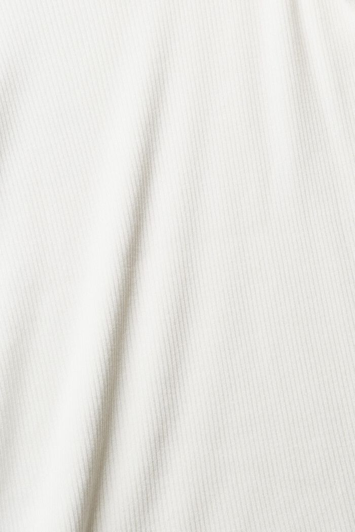 Geribde trui, LENZING™ ECOVERO™, OFF WHITE, detail image number 4