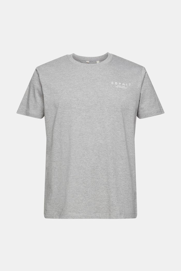 Jersey T-shirt met logoprint, LENZING™ ECOVERO™
