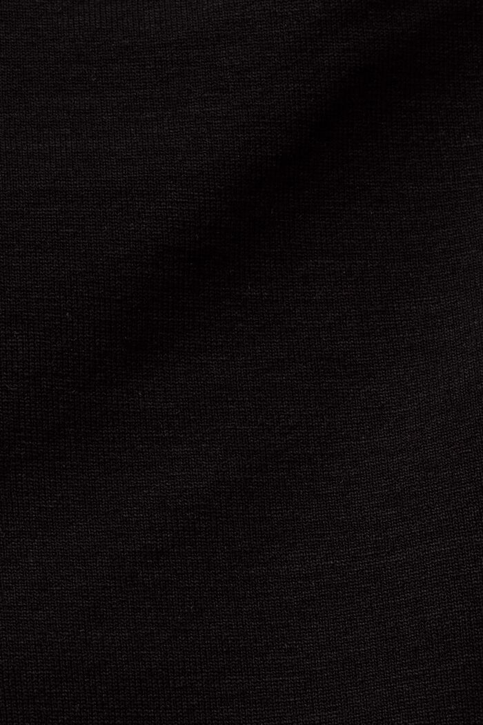 Jersey midirok met wikkellook, BLACK, detail image number 6