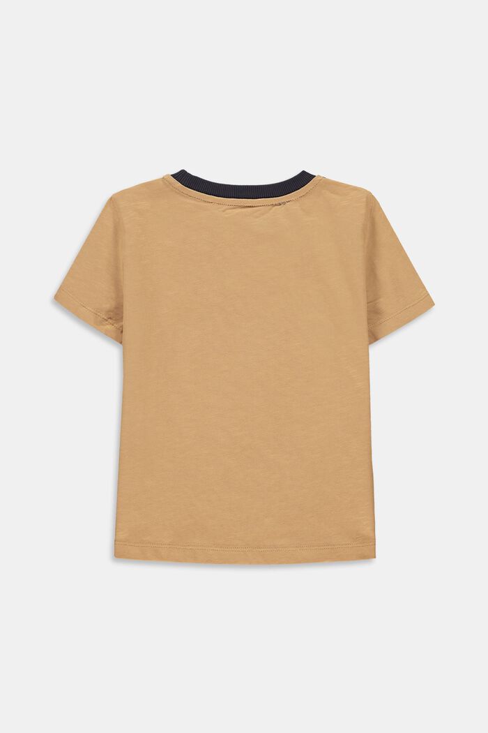 Slub jersey T-shirt met zak, 100% katoen, OLD PINK, detail image number 1
