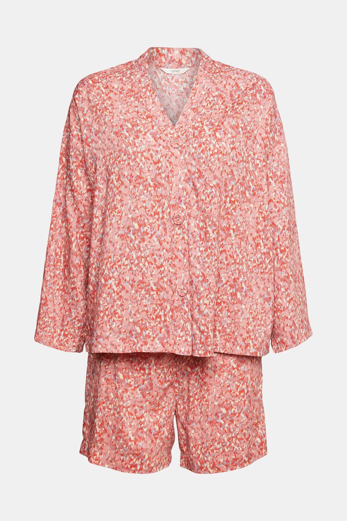 Pyjama met stippen, LENZING™ ECOVERO™, TERRACOTTA, detail image number 2