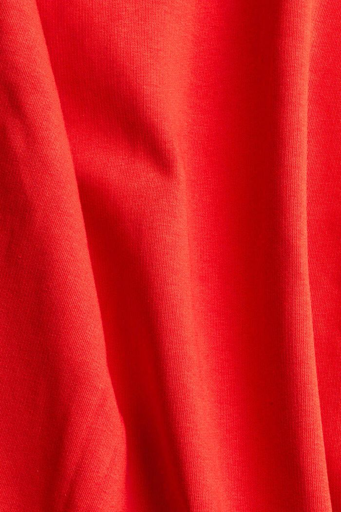Sweatshirt, RED ORANGE, detail image number 5