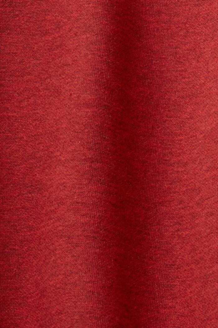 Polo-sweatshirt met lange mouwen, DARK RED, detail image number 5