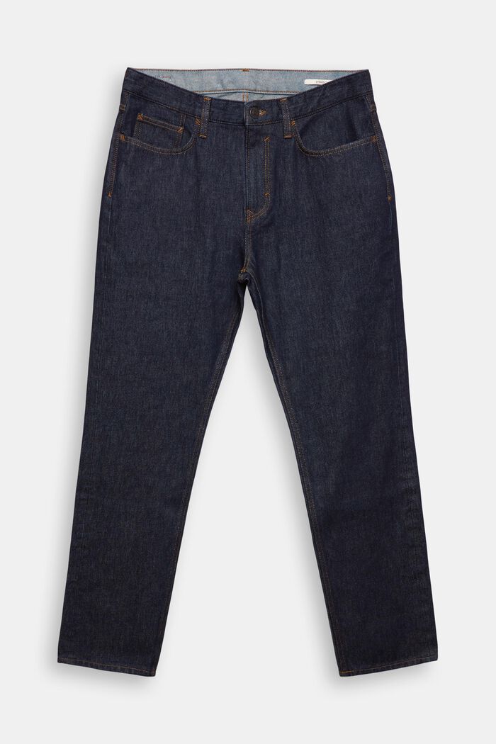 Jeans met rechte pijpen van duurzaam katoen