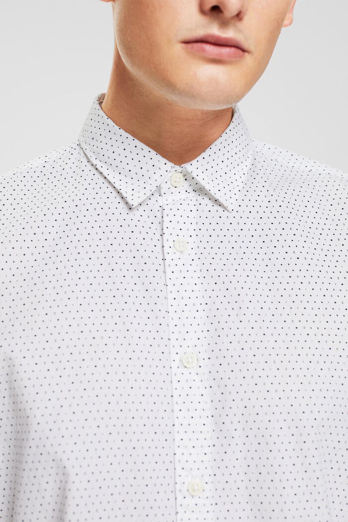 T-shirt en coton durable à motif, WHITE, detail image number 0