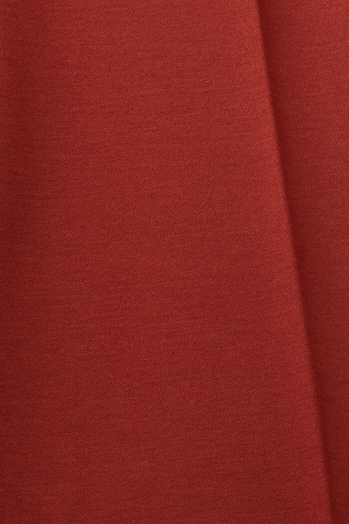 Pantalon de coupe Straight Fit en jersey punto, RUST BROWN, detail image number 5