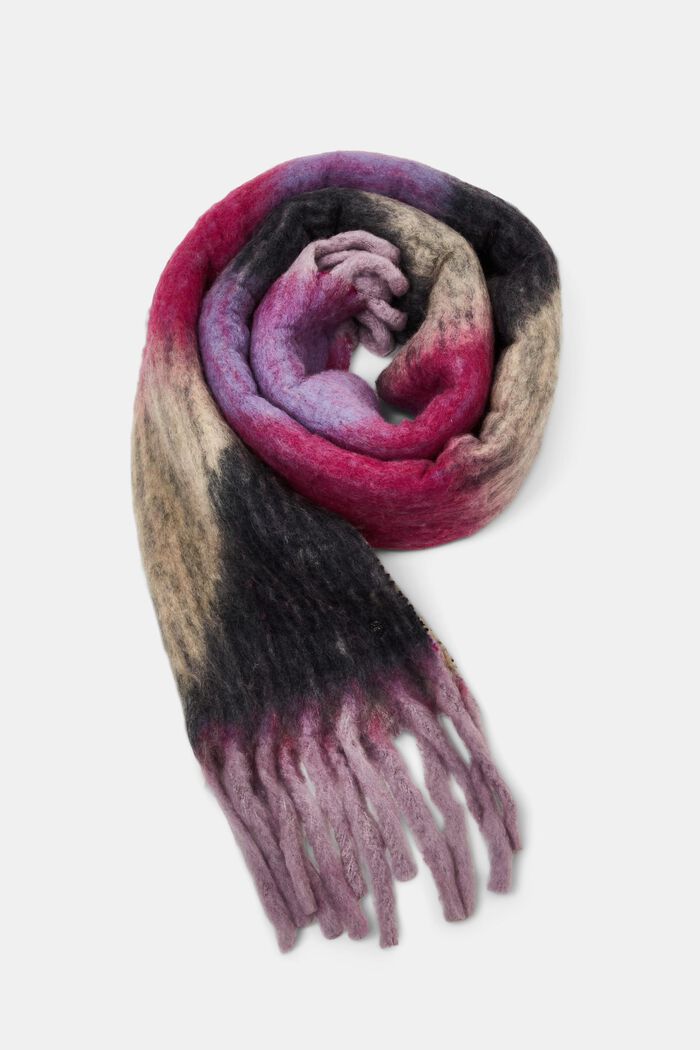 Grofgebreide sjaal van een wolmix