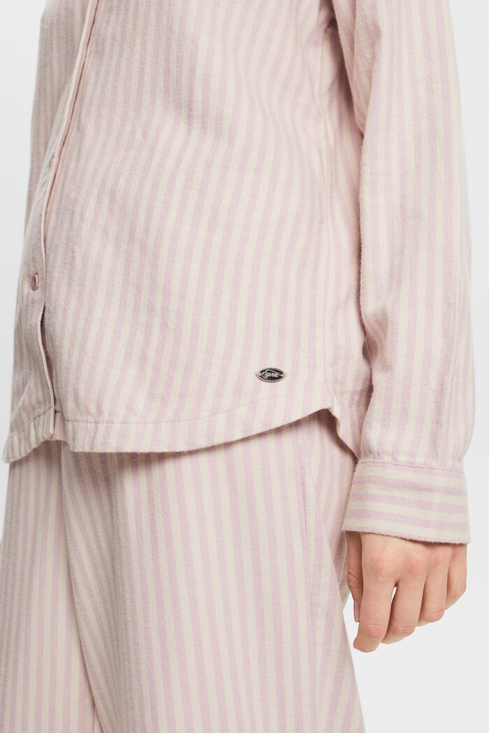 Flanellen pyjama, LIGHT PINK, detail image number 2