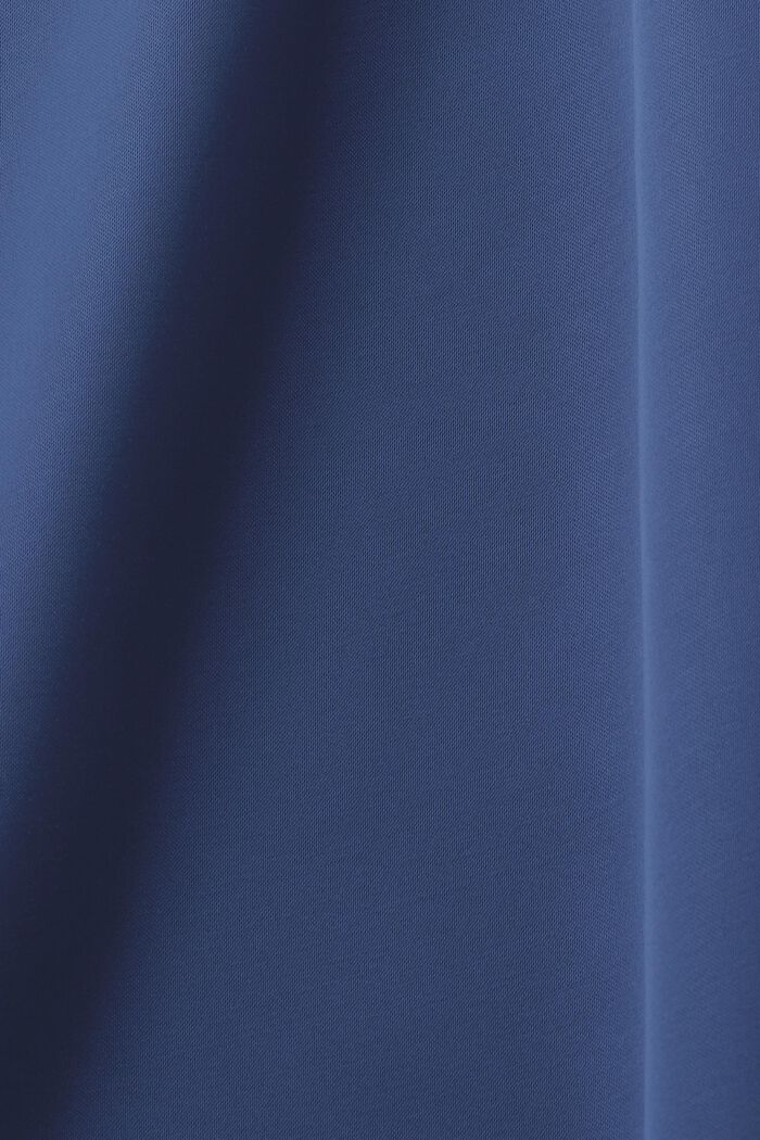 Robe longueur midi à fond en satin, GREY BLUE, detail image number 6