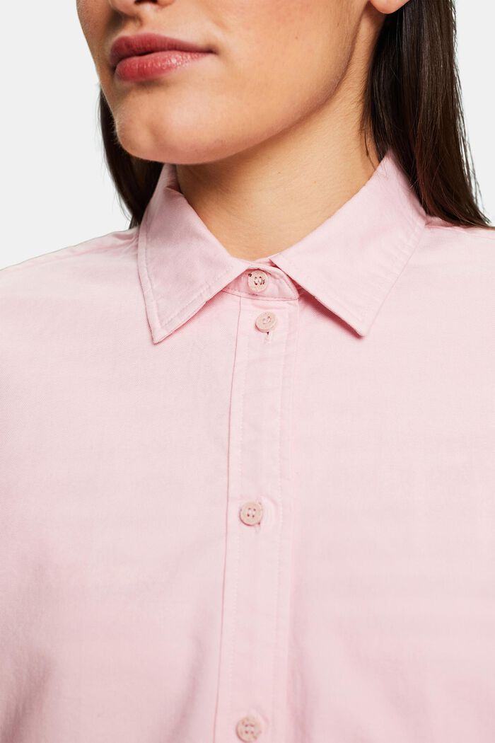 Oxford overhemdblouse, PASTEL PINK, detail image number 3