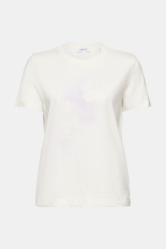 T-shirt van slubgarens met print, ICE, detail image number 6