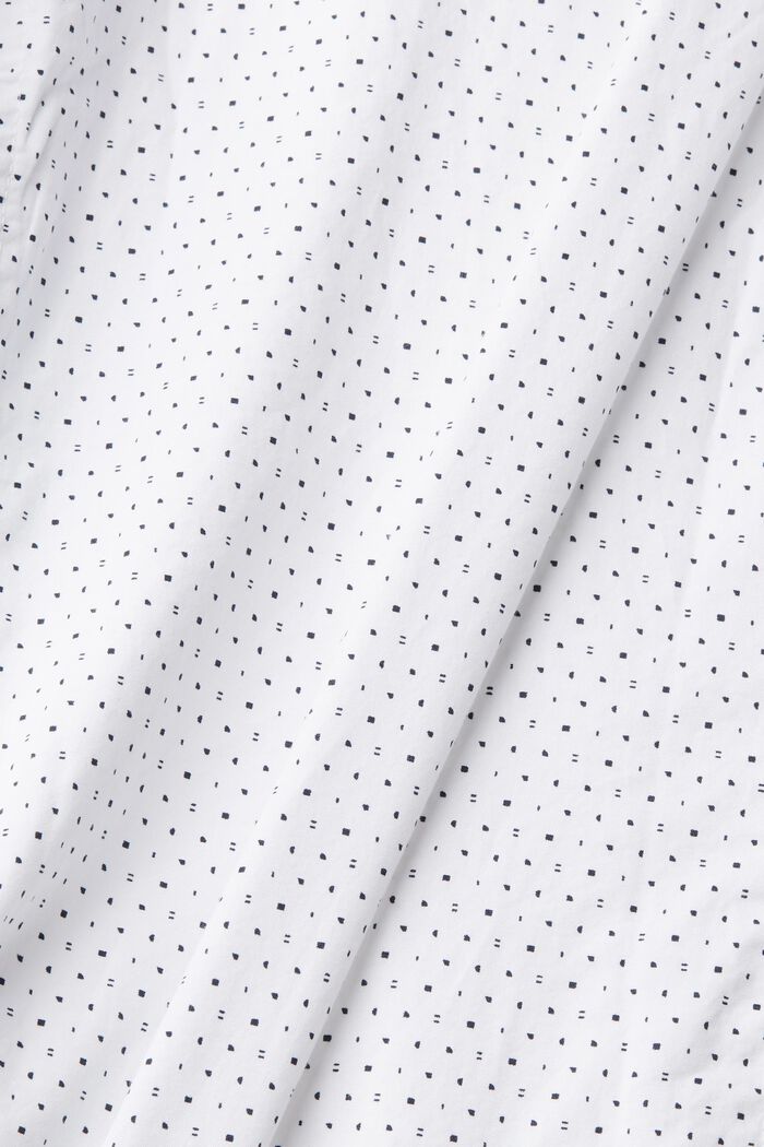 Overhemd van duurzaam katoen met motief, WHITE, detail image number 1