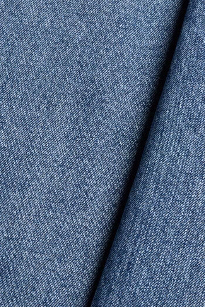 Jeans met wijde pijpen, 100% biologisch katoen, BLUE MEDIUM WASHED, detail image number 4