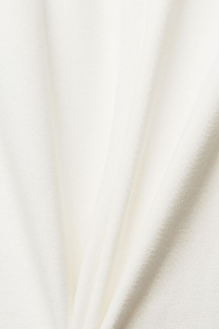 Sweatbroek met wijde pijpen en middelhoge taille, OFF WHITE, detail image number 1