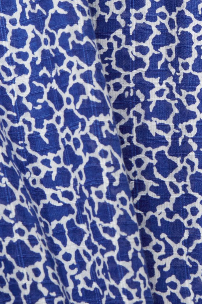 Katoenen blouse met bloemenprint, INK, detail image number 4