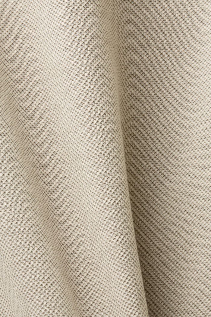 Jersey broek van piqué, BEIGE, detail image number 6