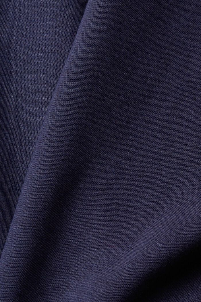 Robe sweat-shirt à zip court, NAVY, detail image number 4