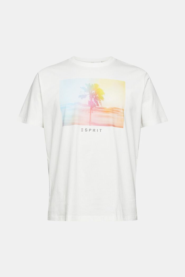 Jersey T-shirt met print, OFF WHITE, detail image number 2