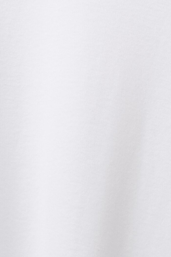 T-shirt à encolure dégagée et manches longues, WHITE, detail image number 6