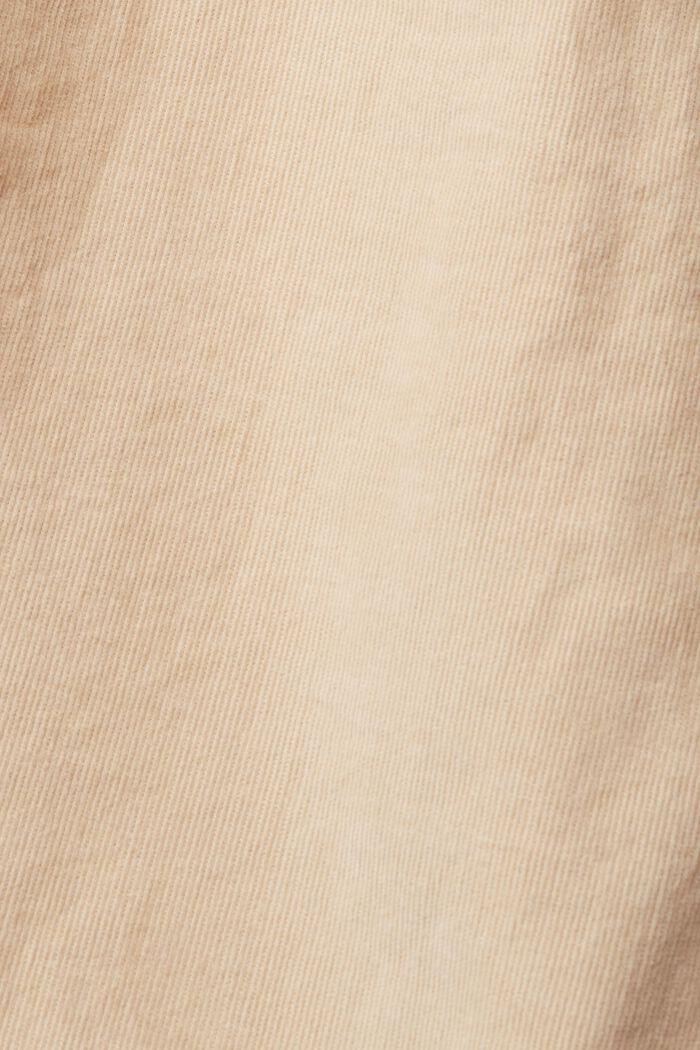 Blouse en velours côtelé, CREAM BEIGE, detail image number 1