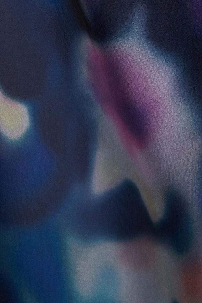 Robe longueur midi en organsin à motif, BLUE LAVENDER, detail image number 5