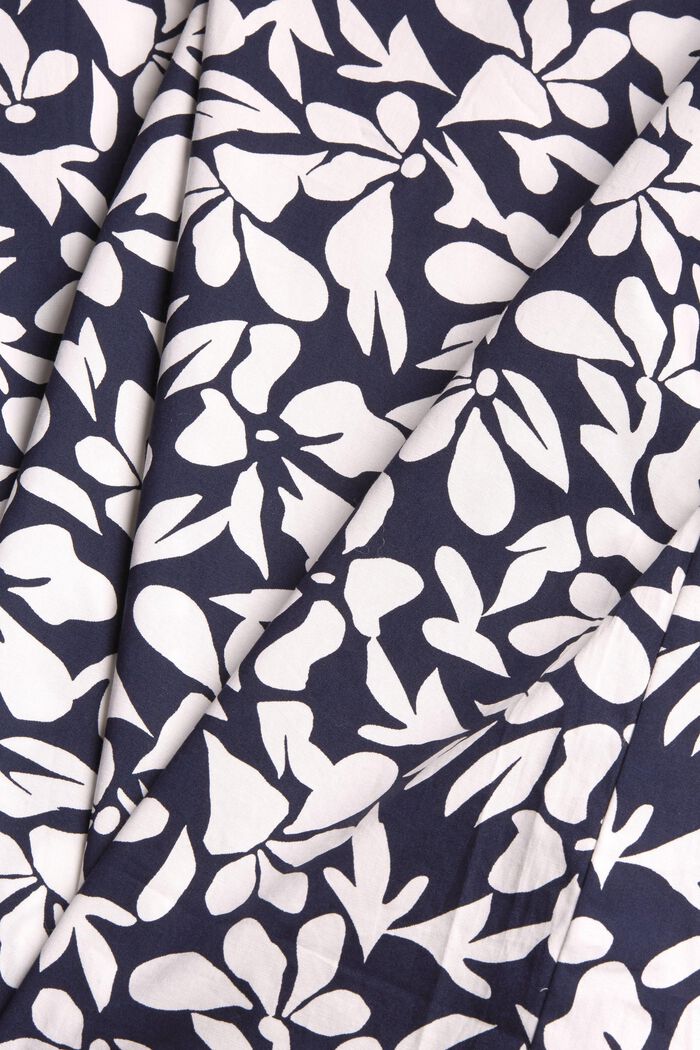 Katoenen blouse met print, NAVY, detail image number 0