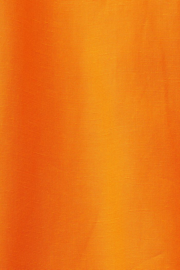Oversized overhemdblouse, BRIGHT ORANGE, detail image number 5