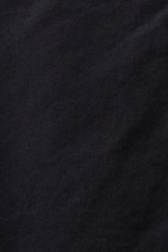 Overhemdblouse van 100% katoen, BLACK, detail image number 5