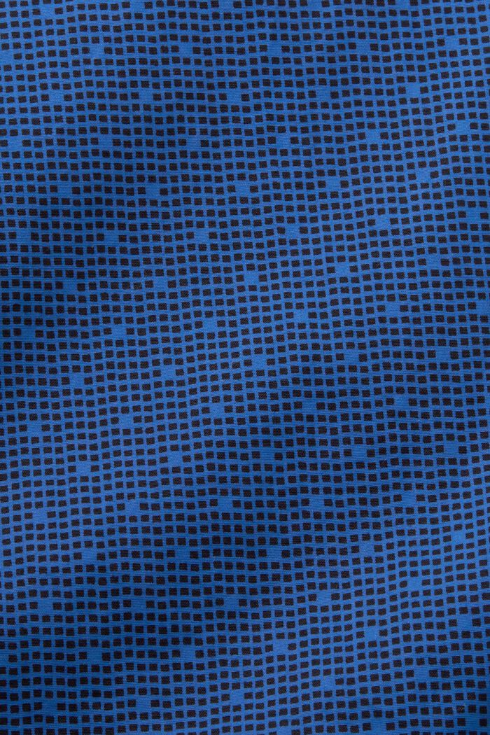 Chemise à col boutonné et motif, 100 % coton, BRIGHT BLUE, detail image number 4