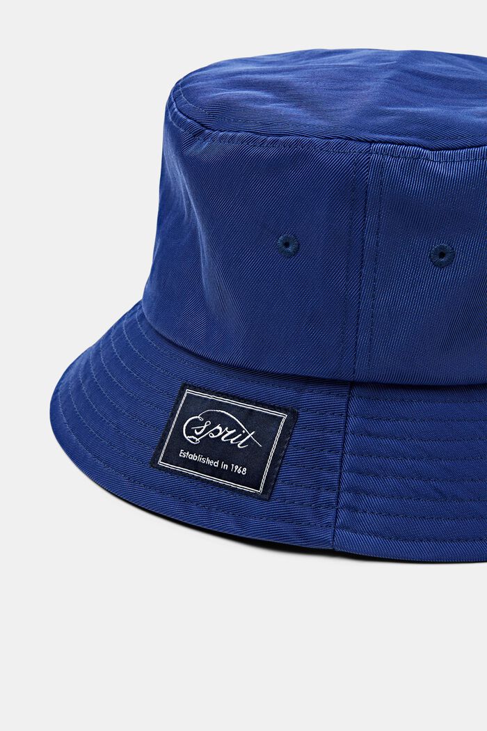 Twill bucket hat met logo, BRIGHT BLUE, detail image number 1
