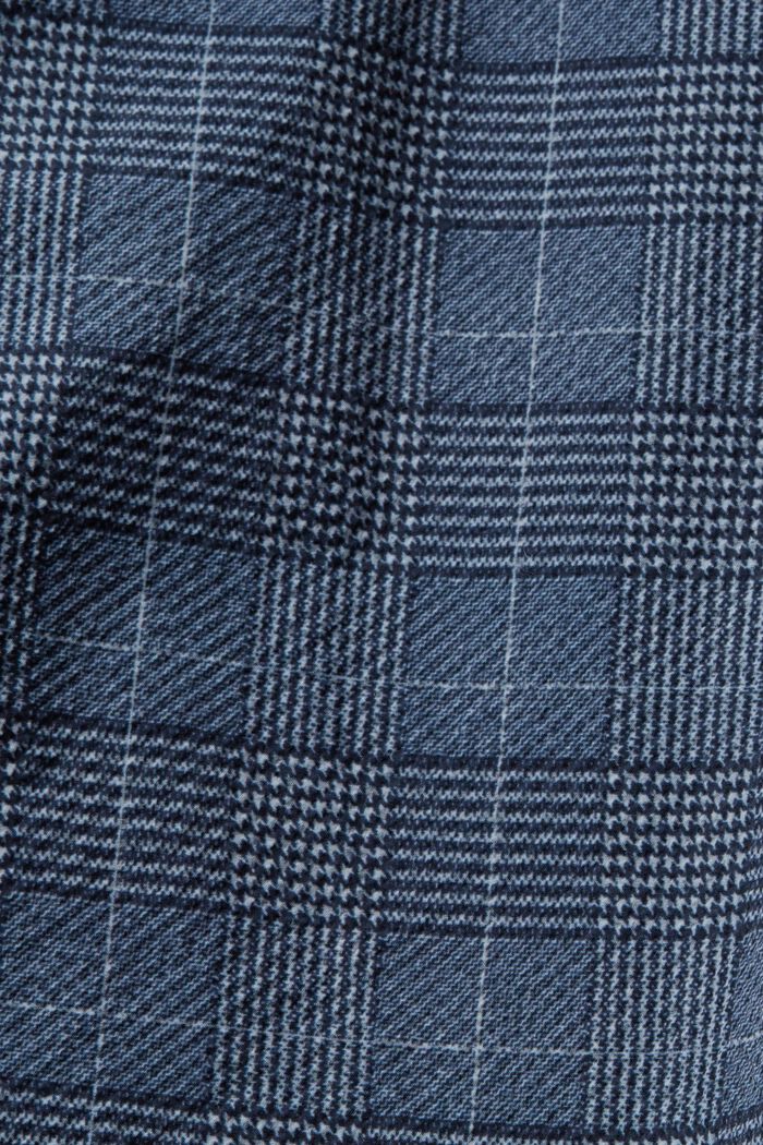 Veste à carreaux dotée d’une capuche zippée, NAVY, detail image number 5