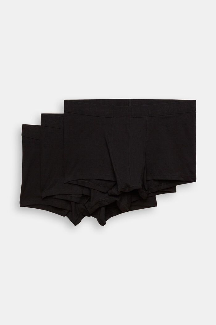 Lot de shorts courts pour Hommes en coton stretch, BLACK, detail image number 1