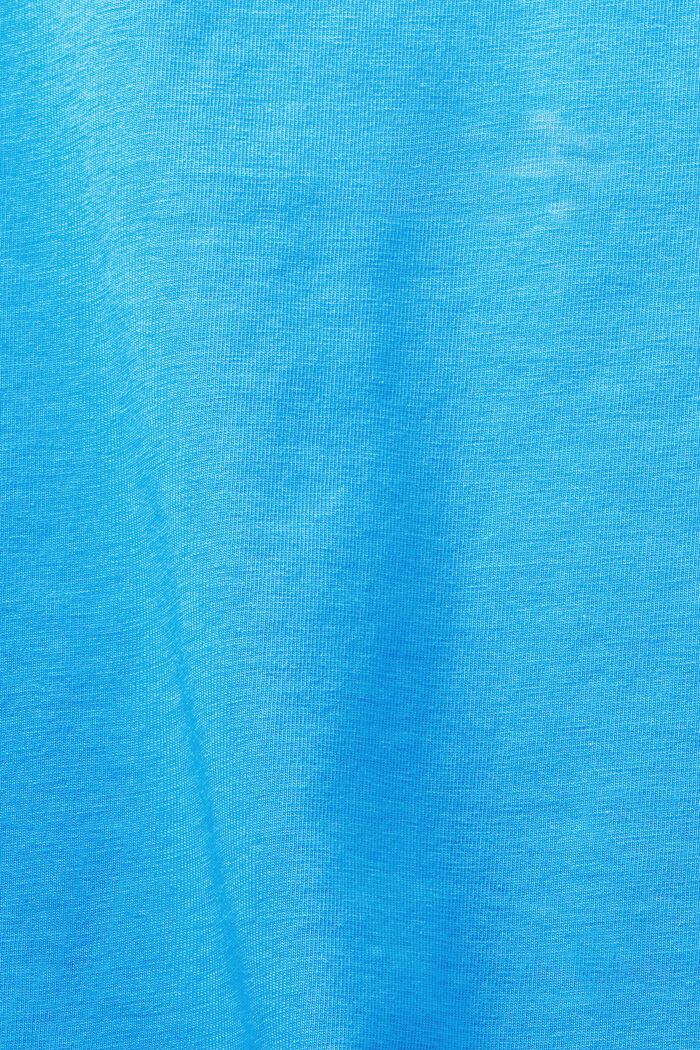 T-shirt met ronde hals, BLUE, detail image number 4