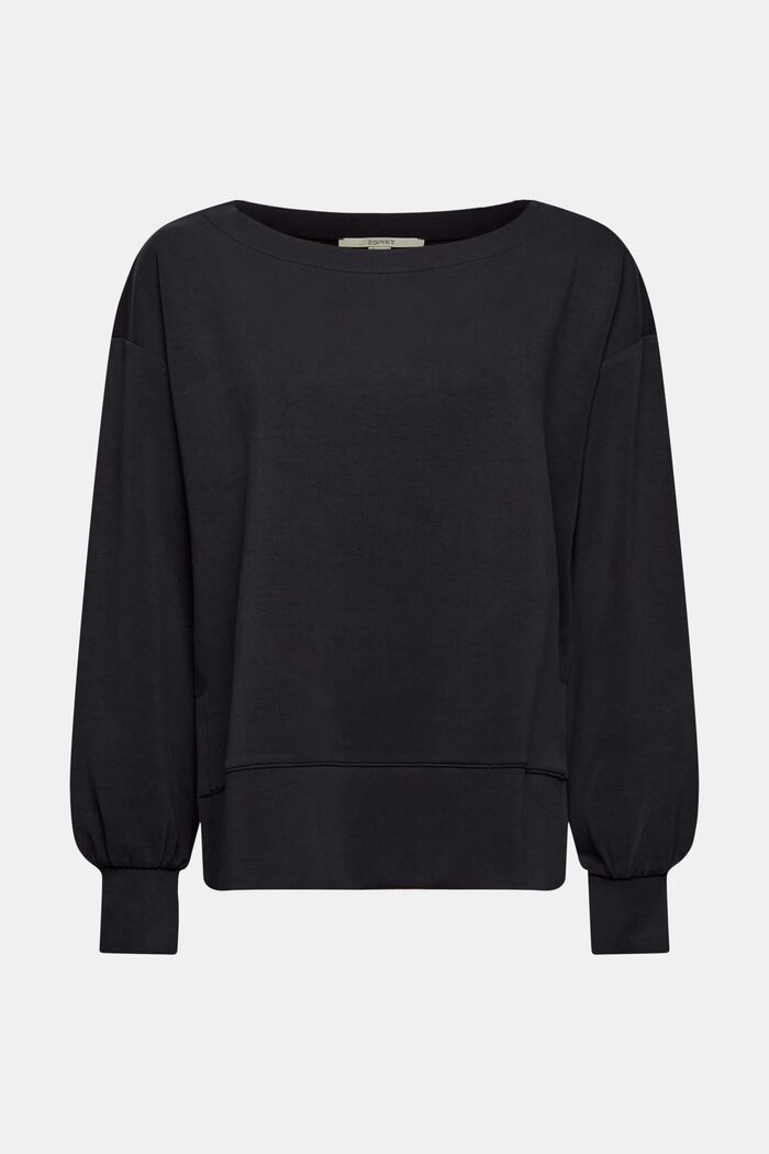 Sweatshirt, BLACK, detail image number 5